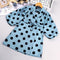 Girls' Coat  Dot Long Sleeve Belt Trenchcoat